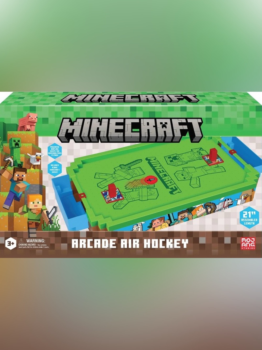 🆕 - MINECRAFT ARCADE AIR HOCKEY - Picture 5 of 6